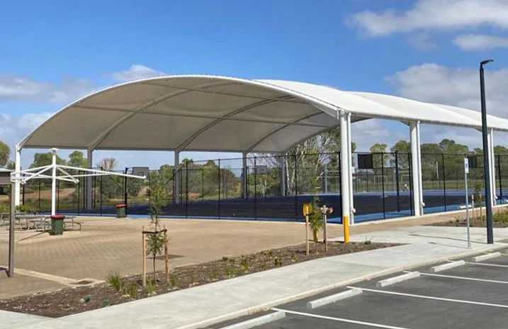Temporary gym structure